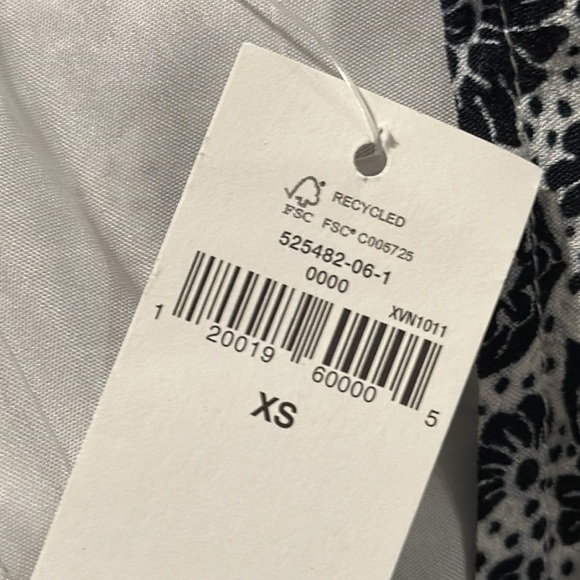 Gap Floral Sleeveless Dress Zipper Back Attached Ties at Waist Fully Lined NWT - Picture 11 of 13